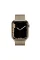 Apple Watch Series 7 GPS + Cellular, 45mm Gold Stainless Steel Case with Milanese Loop Gold